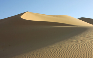 Dünen Erg Admer, Erg bezeichnet ein Dünengebiet, Algerien