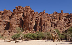 Sandsteinkathedralen, Wadi Toli, Tschad
